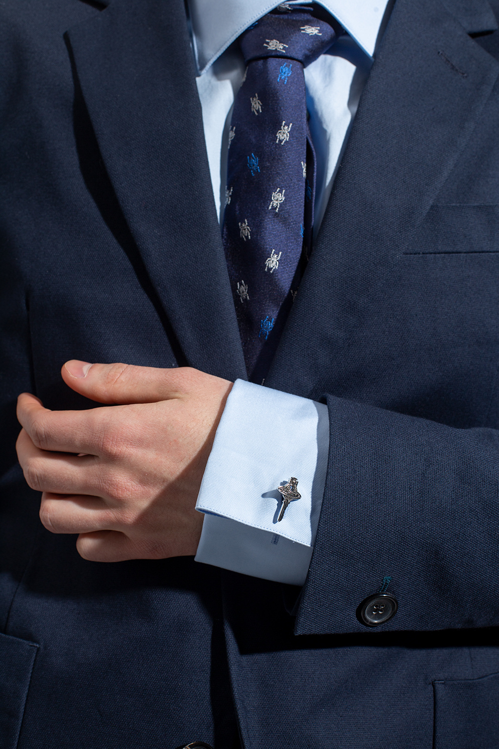 Vivienne Westwood カフリンクス Vivienne Westwood Mini Bas Relief Gold Tone Men's Cufflinks